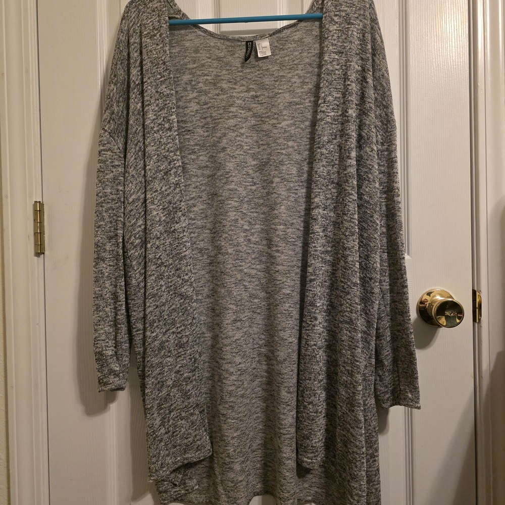 H&M Heathered Gray Women's Cardigan